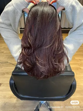 ロング カラー ✨艶髪✨ 奈須晴香のヘアスタイル
