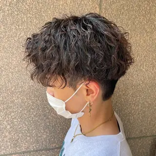 パーマ メンズ 渋谷/フェード/ 國分 翔のヘアスタイル
