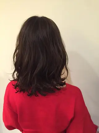 ミディアム カラー メンズ 撮影モデルさん募集 渡邊直幸のヘアスタイル