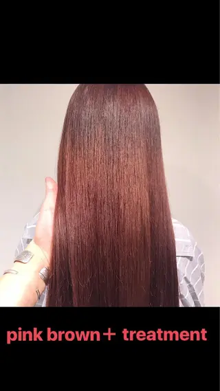 ロング カラー ヘアアレンジ Zina渋谷エリア マネージャShionのヘアスタイル