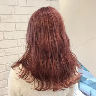 ミディアム カラー ノンダメージ髪質改善 カラー💎/KURAのヘアスタイル