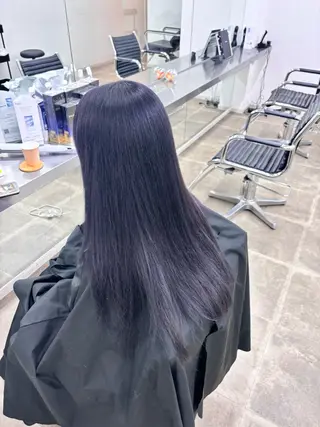 ロング 【梅田】ハッシュ /デザインカラーのヘアスタイル