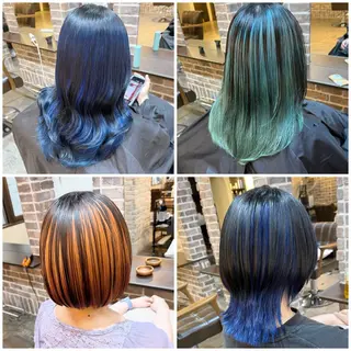 カラー 艶カラー/インナー /グラデ/大西小百合のヘアスタイル