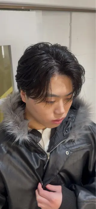 パーマ メンズ メンズ専門 星雅哉のヘアスタイル