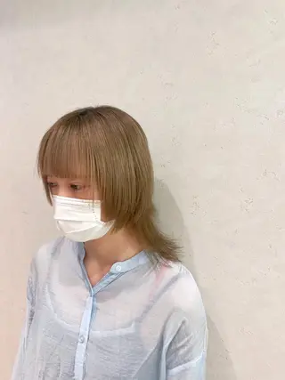 ミディアム あ あのヘアスタイル