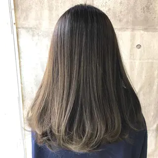 ロング カラー 菅沢 奈生のヘアスタイル