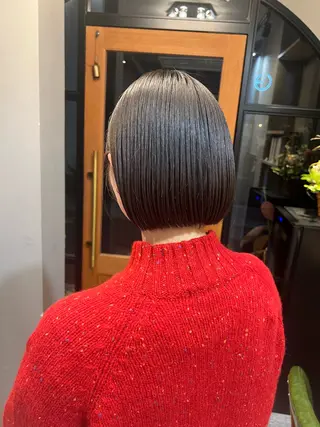 ショート 神戸ボブ✂️ ioe三宮/田 伸佳のヘアスタイル