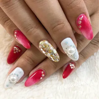 ネイル パラジェル有/ 長さだし/mahoのネイルデザイン