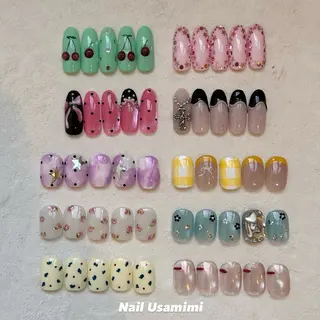 ネイル 本町NailUsaM imi MOMOKAのネイルデザイン