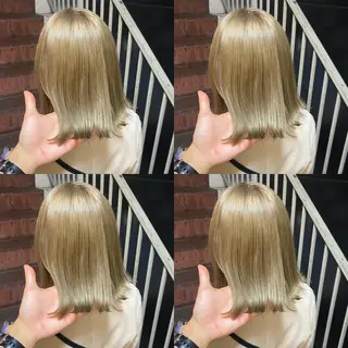 セミロング カラー ご予約 宜しくお願いします！のヘアスタイル