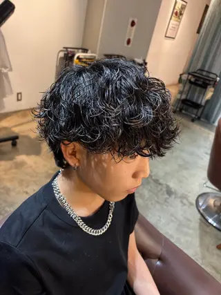 パーマ メンズ 🌀メンズパーマ🌀 平川海夢のヘアスタイル