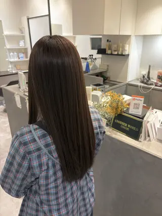 ロング はしもとひより/ 巻ける矯正/艶カラーのその他イメージ