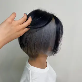 ミディアム カラー ヘアアレンジ 💕上野美容師☁ ブリーチ💖サワのヘアスタイル