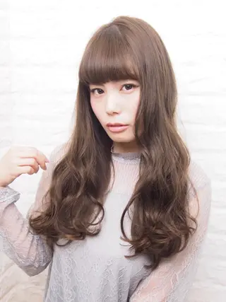ロング カラー 個室で似合わせ好印象 🧡外山弥千代のヘアスタイル