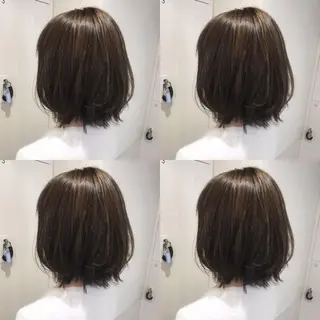 カラー 三鷹で1番ショート ボブをカットする新谷のヘアスタイル
