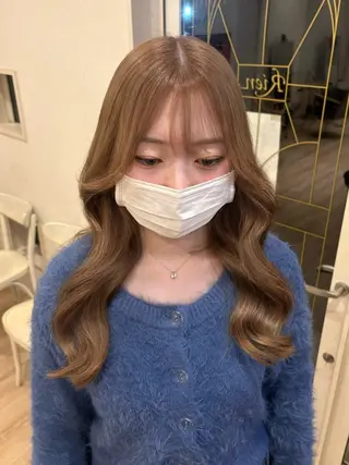 ロング カラー 艶感暖色カラー🥀/ レイヤー / れいかのヘアスタイル