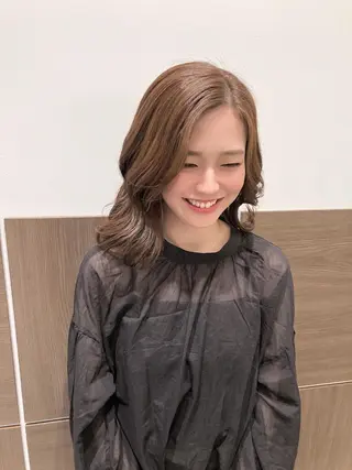 セミロング カラー 🌟東銀座マンツーマ ン🌟タカナシのヘアスタイル