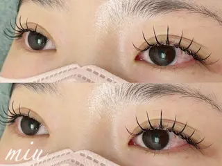 マツエク・マツパ miunail Minamiのマツエク・マツパデザイン