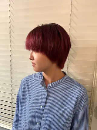 ショート デザインカラー🍬✨ 透明感カラー✨ナナのヘアスタイル