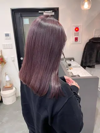 ミディアム カラー uru"所属・uru" すずきさゆりのヘアスタイル