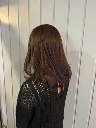 セミロング 田中 結月のヘアスタイル