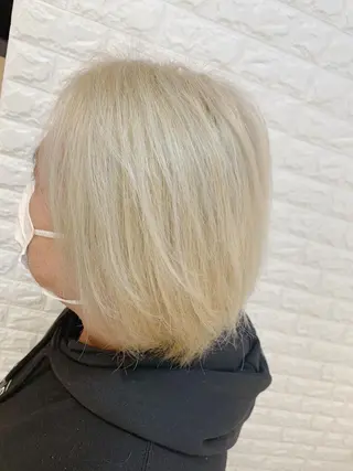 カラー メンズ 福森 みずきのヘアスタイル