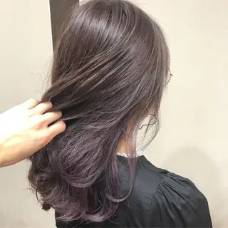 ミディアム カラー 東條 克義のヘアスタイル
