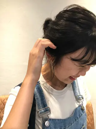 ミディアム カラー AO所属・RISAKO 艶髪モテヘア🎀府中のヘアスタイル