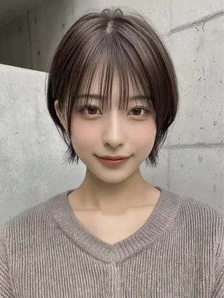 ショート くびれボブレイヤー 渋谷/kougaのヘアスタイル