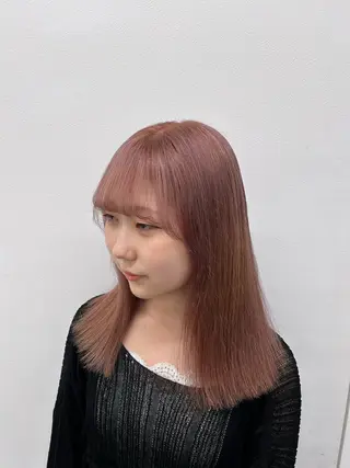 カラー 透明感ベージュ🤎 ナチュラルレイヤーのヘアスタイル