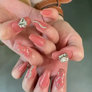 ネイル By moonネイル 🌷ワンホン/韓国風のネイルデザイン