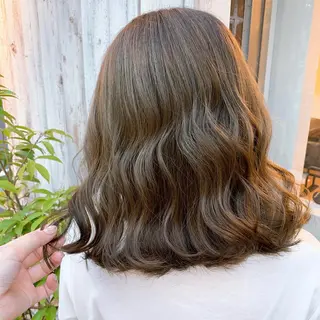セミロング カラー パーマ ヘアアレンジ 🩰透明感カラー♡ UTA🩰のヘアスタイル