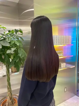 セミロング ARISA︎ メンズハイトーンのヘアスタイル