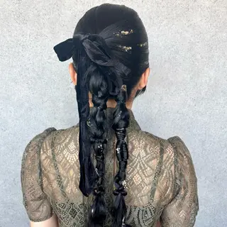 ヘアアレンジ 加藤 結奈のヘアスタイル