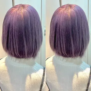 カラー ヘアメ🎀推しカラー 🥣横浜/しほ🧸のヘアスタイル