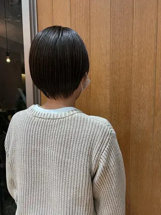 ショート 大人可愛い♡コテ巻き パーマ🌼杉田 萌恵のヘアスタイル