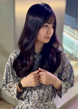 ロング そ にのヘアスタイル