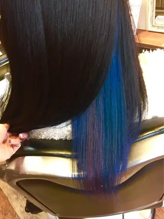 ロング カラー 松村 未央のヘアスタイル