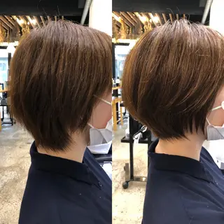 ショート 骨格診断🍃ショート /ショートボブ✨岡元のヘアスタイル