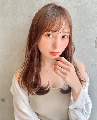 ロング 🫧ふくだ りな 🕊のヘアスタイル