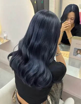 ロング 艶感ハイトーン/ 池袋/mei🩶のヘアスタイル