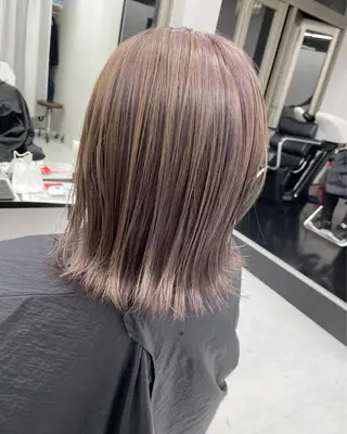 ミディアム カラー 宮本 円のヘアスタイル