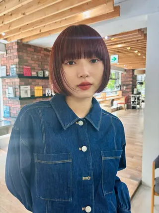 ショート カラー 🫧nari🫧 谷町 大阪のヘアスタイル
