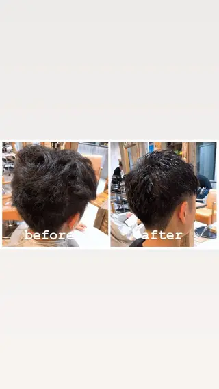 メンズ 中村 優志のヘアスタイル