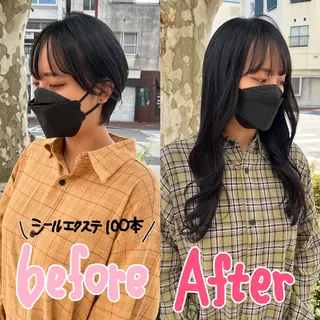 ロング 萌花　moeka /韓国/レイヤーのヘアスタイル