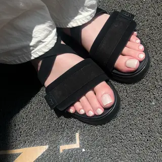 ショート めぐみのネイルサロン スタッフ練習のネイルデザイン