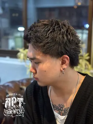 ショート メンズ 賀本 泰我のヘアスタイル