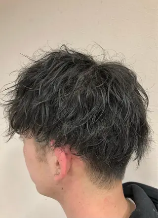 パーマ メンズ ダブルスキルエクステ /羽エクステ白石宇由のヘアスタイル