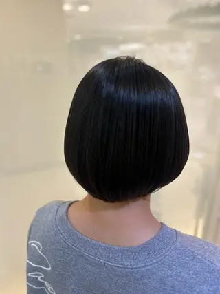 ショート 縮毛矯正/髪質改善/ 艶髪ササキナツミのヘアスタイル