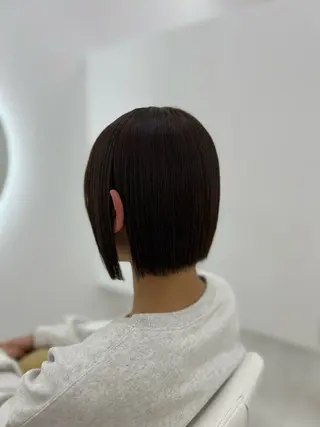 ショート カラー ✄﻿aini天王寺 ✄﻿ゆ乃のヘアスタイル